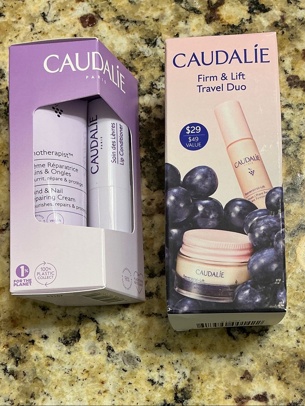 NEW Caudalie Skincare Duo Lot - Vinotherapist & Resveratrol-Lift